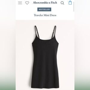 Abercrombie Black Traveler’s mini dress - size small petite